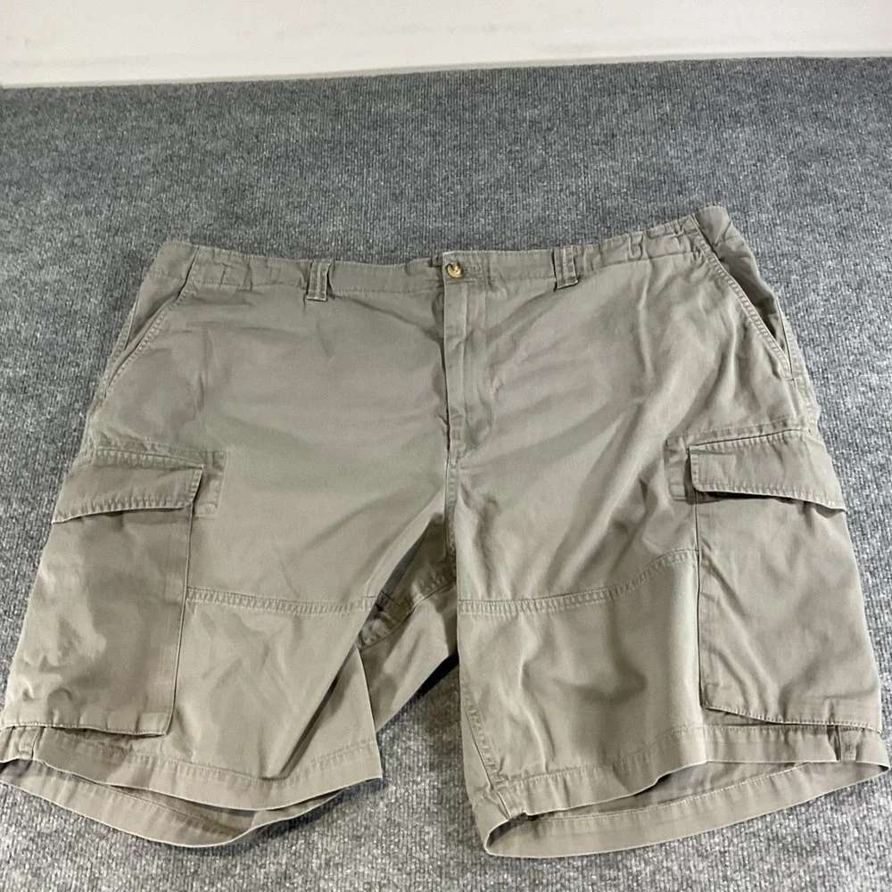 Polo Ralph Lauren Relaxed Fit Cargo Shorts Mens 48B Khaki Utility Military Big